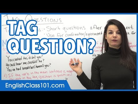 How to Make Tag Questions? Ask Questions in English - Basic English Grammar