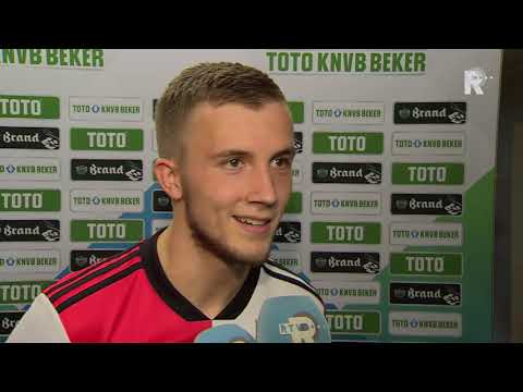 Dylan Vente na Gemert-Feyenoord (0-4): 'Op zich hiermee tevreden'