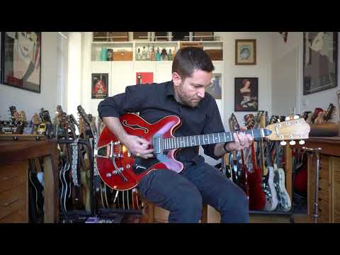 Framus 5/117-52 Caravelle Thinline guitar made in West Germany 1970