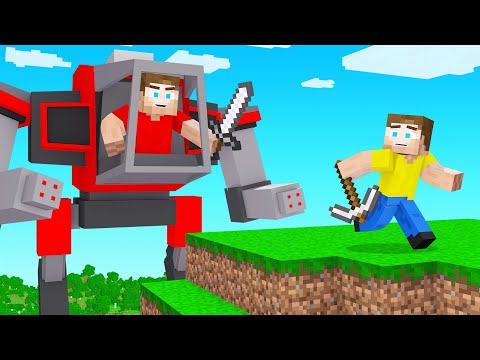 Crainer - ROBOT HUNTER VS Minecraft SPEEDRUNNER!