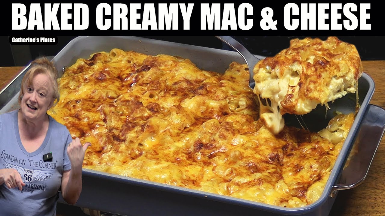 BAKED MAC & CHEESE Delicious Cheesy Side Dish