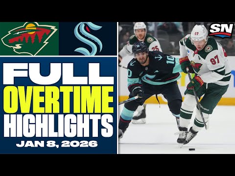 Minnesota Wild at Seattle Kraken | FULL Overtime Highlights - January 8, 2026