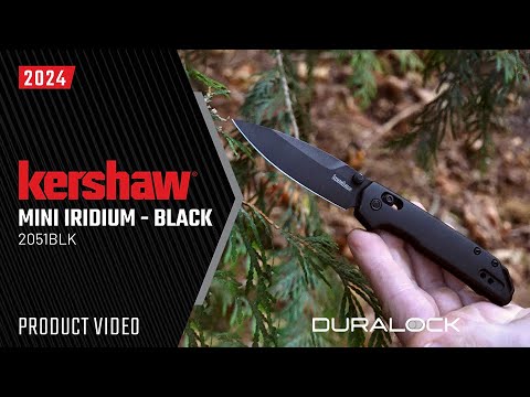Kershaw Mini Iridium - Black - Model 2051BLK