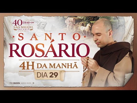 Santo Rosário | 40 Dias com São Miguel Arcanjo 2025 | 03:40 | 16/09 | 29° Dia | Live Ao vivo