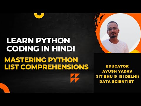 Lecture 13 Python For Beginners Python Tutorial In Hindi Python List Comprehensions