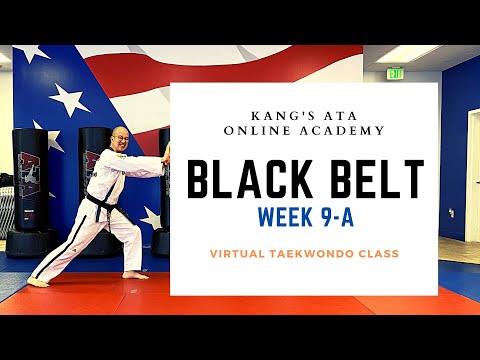 Virtual Taekwondo Class - Black Belt (Week 9-A)