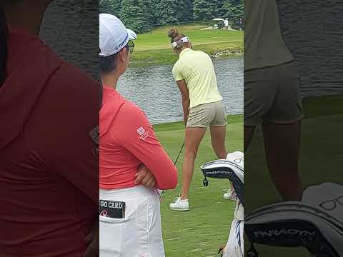 Anna Davis (Amateur) Tee Shot Par 3 - 4th Hole Final Round Mizuho Americas Open - June 4, 2023