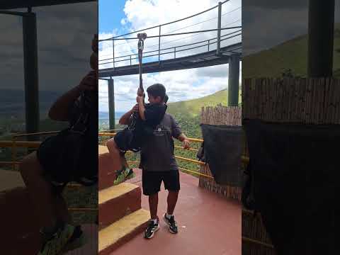 Tirolesa en Los Cocos #cordoba #vacaciones