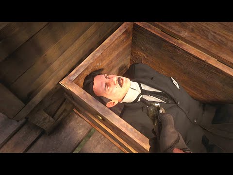 RDR2 - A painful death with the help of a chest