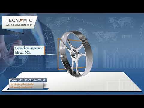 Tecnamic WSO Hochleistungskeilscheibe mit Taperbuchse