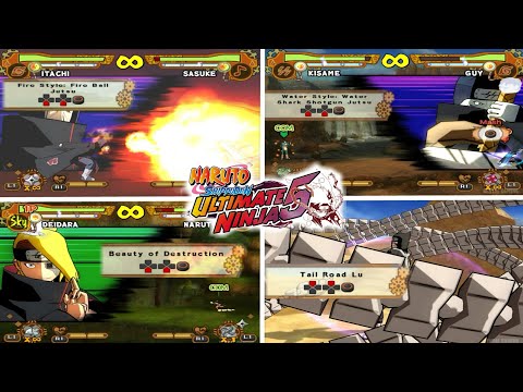 Semua Jutsu Para Anggota Akatsuki di game Naruto Shippuden Ultimate Ninja 5