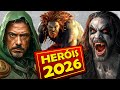 8 FILMES DE SUPER HEROIS MAIS ESPERADOS DE 2026