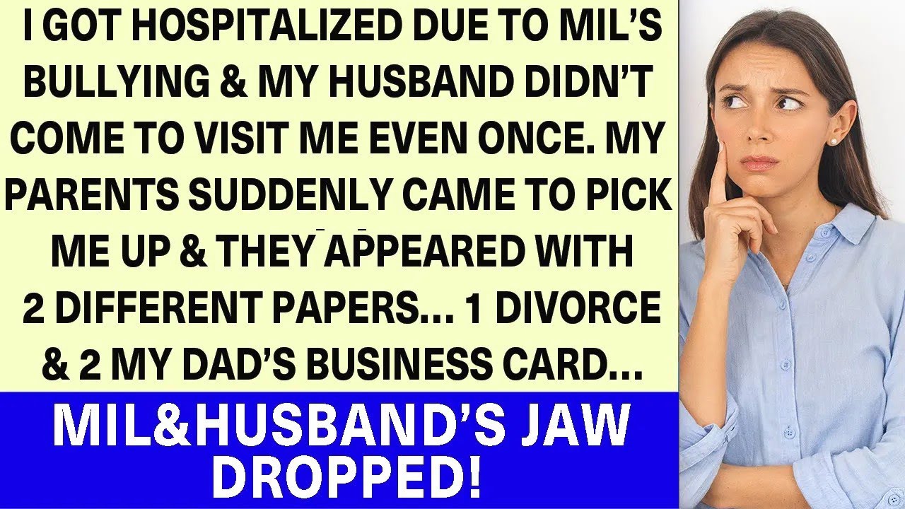 Stranded in the Hospital Due to MIL's Bullying   My Parents Suddenly Appeared with 2 Different