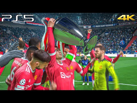 FIFA 22 - Manchester United vs PSG | UCL Final |  PS5™ Gameplay [4K 60FPS]