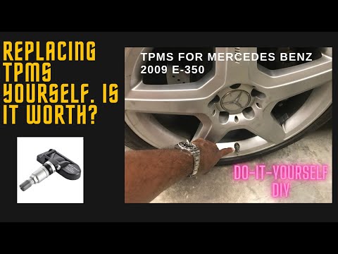 Replacing TPMS sensors for Mercedes Benz e-350 2009