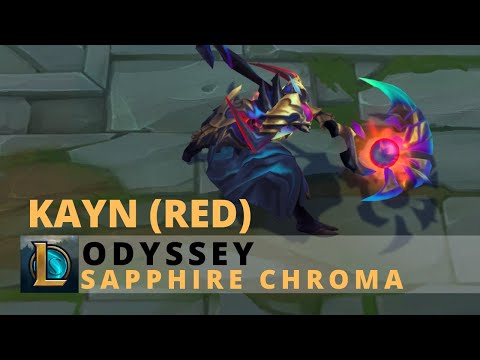 Odyssey Kayn (Red) Sapphire Chroma - League Of Legends