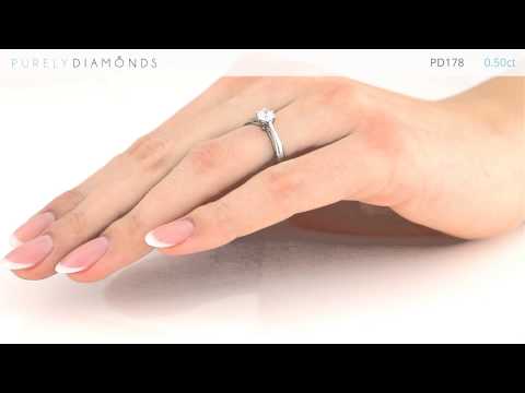 Diamond Ring PD178: 0.50ct - Purely Diamonds