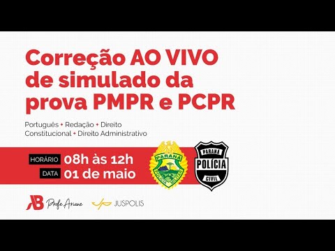 SIMULADO PMPR E PCPR | BANCA FUNPAR