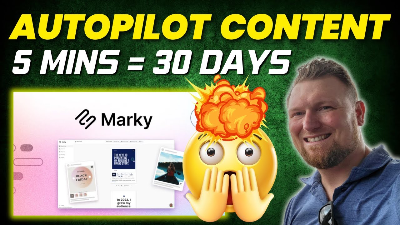 Markey AI: Schedule 30 Days of Content in 5 MINUTES 🚀