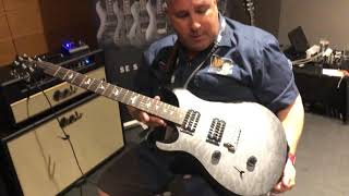 Video thumbnail for PRS SE SATIN QUILT “ STEALTH” LTD EDITION John Mayer JM100 STACK  Lefty Custom 24 by Alsmusicfactory TV Searching The Good Tone