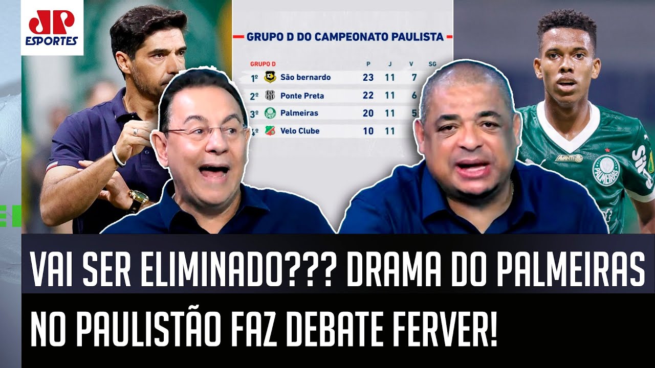 "O Palmeiras agora quer RECLAMAR do REGULAMENTO??? Cara, se for ELIMINADO do Paulistão..."