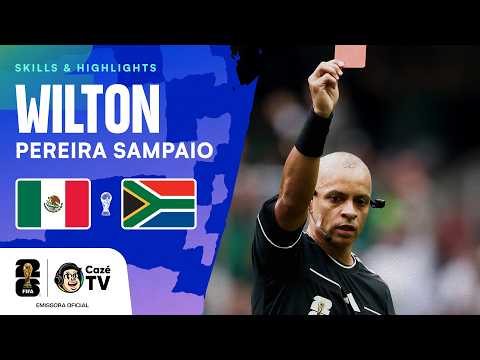 HAT-TRICK DO BRASIL! MELHORES MOMENTOS DE WILTON PEREIRA SAMPAIO EM MÉXICO X ÁFRICA DO SUL NA COPA