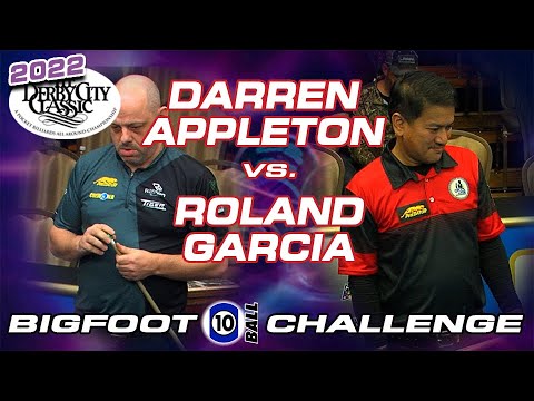 10-BALL: DARREN APPLETON VS. ROLAND GARCIA - 2022 DERBY CITY CLASSIC