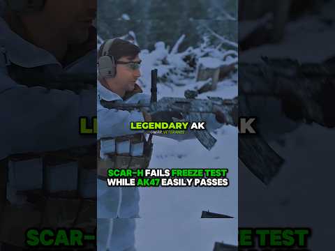 AK47 and SCAR-H VS Freeze Test #usa #military