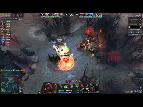Troll ganking Sven in late-game