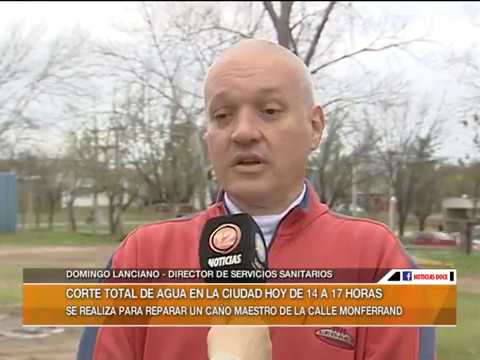 Habra esta tarde un corte general de agua en la ciudad