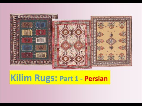 Handmade Kilim Carpets: Part1 - PERSIAN Kelim  Rugs