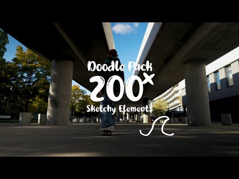 200+ Doodle Sketch Elements Animation Pack