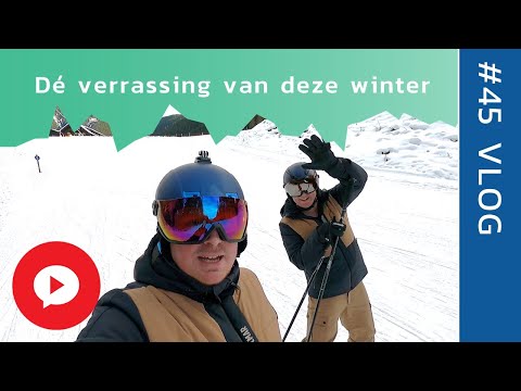 Ivo en Rudi maken een video van hun bezoek aan het skigebied Werfenweng