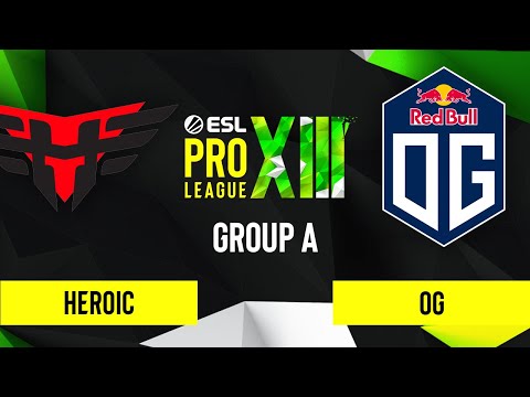 CS:GO - Heroic vs. OG [Mirage] Map 1 - ESL Pro League Season 13 - Group A
