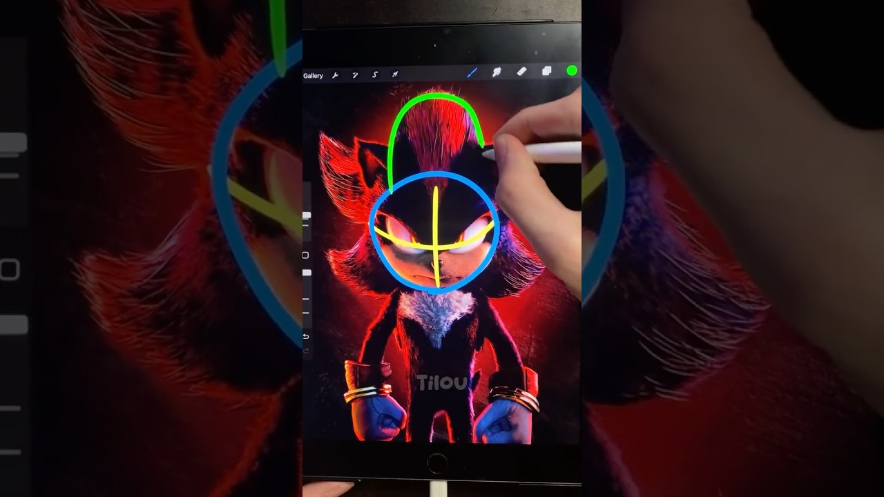 Drawing Shadow from Sonic Movie 3! ⚡️