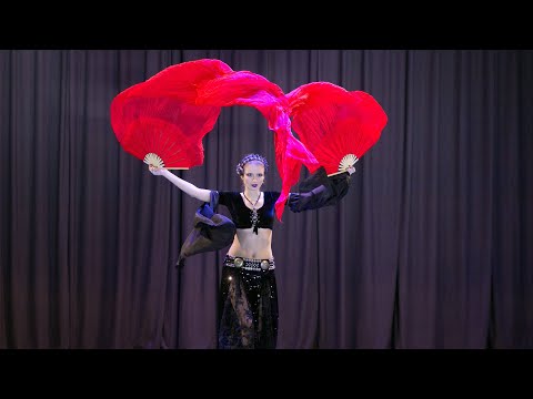 Anna Gorkavaya - Studio Nebula - tribal fusion with veils @ TRIBAL UNIVERSE 2021 Gala Show