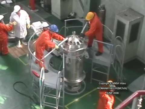 Preparation and Loading of HEU in Romania