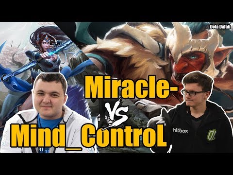 Miracle- [TROLL WARLORD] vs Mind_ControL [MIRANA]  9k MMR vs 9k MMR - Dota 2