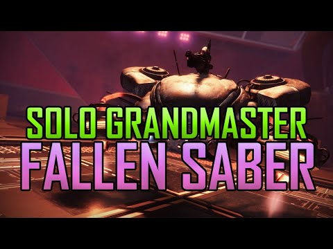 Solo Grandmaster Nightfall - Fallen SABER (Platinum Rewards / No Cheese)