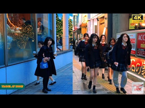 4K HDR Japan travel 2026 | Walk in Shinjuku（新宿）Tokyo Japan | Relaxing Natural City ambience