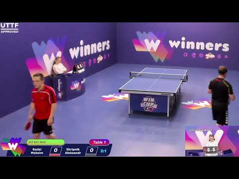 WINners CUP table 1  16 .12 Badai Maksim - Skripnik Aleksandr 17:00