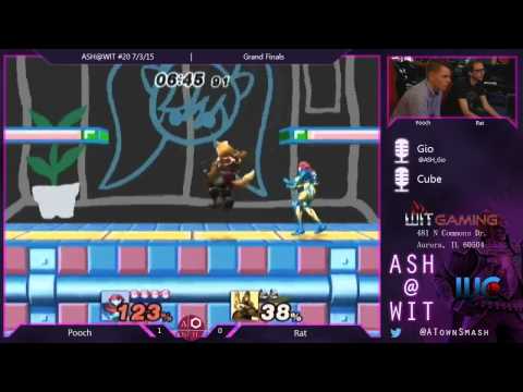 Pooch (Samus) vs. Rat (Wolf) - PM Grand Finals ASH@WIT 7/3/15