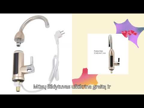 Energija taupantis Momentinis vandens šildytuvas Tavalax video
