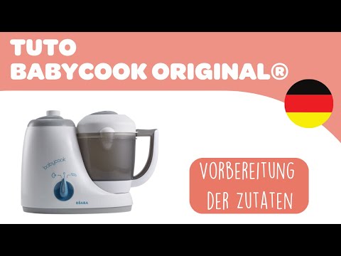 BEABA - BABYCOOK® ORIGINAL- Gebrauchsanweisung :  Vorbereitung der Zutaten