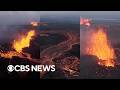 Watch Volcanic Eruptions In Iceland Shoot Burning Lava Into Air