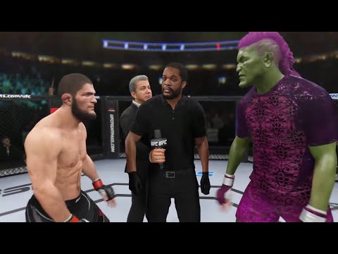 Khabib vs. Green Goblin - EA Sports UFC 4 - Champion Fight 🦅