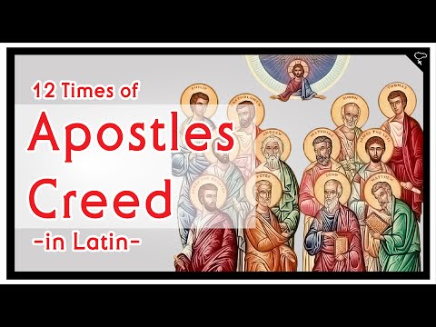 [Catholic Prayer] Apostles' Creed in Latin (male voice)