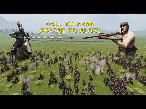 Mount & Blade 2 Bannerlord - EPIC MASSIVE Cavalry Charge vs GIANT Crossbows