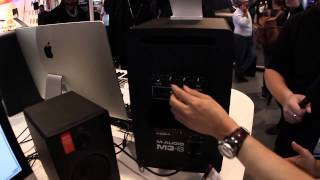 Video thumbnail for Elevator Vlog - Musikmesse 2013 - M-Audio M3-8 Monitorbox by Elevator DJ