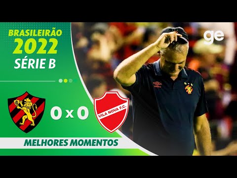 Gols e lances de Sport x Vila Nova-GO
